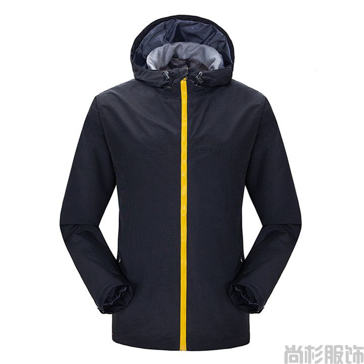 時尚單層沖鋒衣簡約設計--男大紅(圖9) 時尚單層沖鋒衣簡約設計--男大紅(圖9)