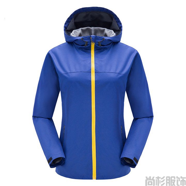 時尚單層沖鋒衣簡約設計--男大紅(圖13) 時尚單層沖鋒衣簡約設計--男大紅(圖13)