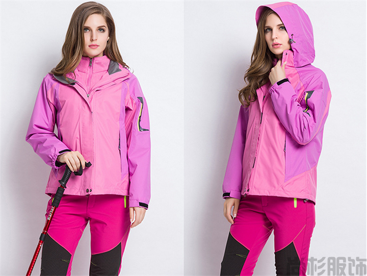 長絨內膽沖鋒衣--男士灰色(圖10) 長絨內膽沖鋒衣--男士灰色(圖10)