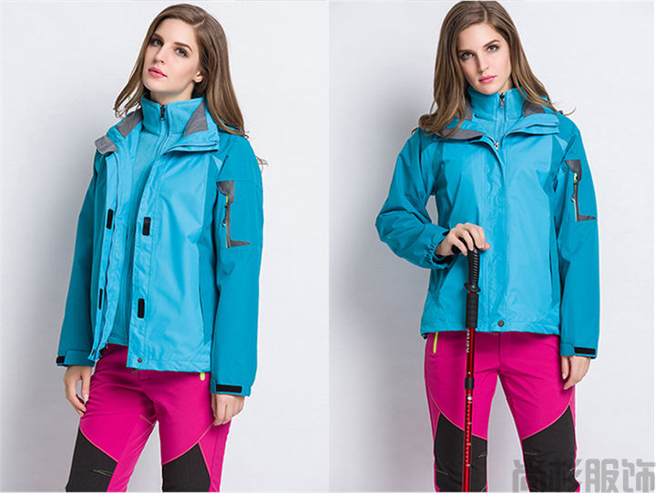 長絨內膽沖鋒衣--男士灰色(圖9) 長絨內膽沖鋒衣--男士灰色(圖9)