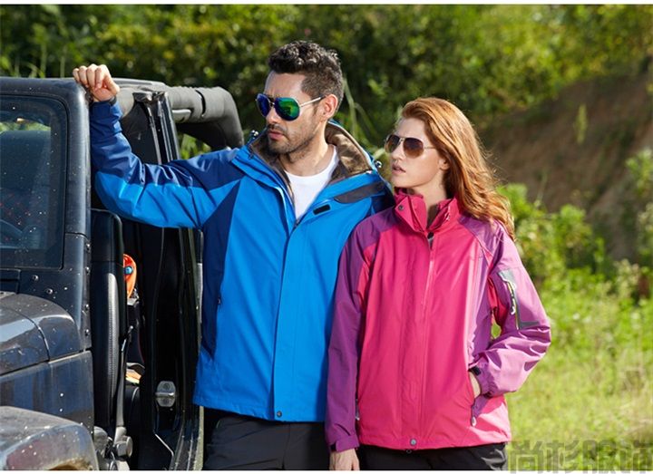 長絨內膽沖鋒衣--男士灰色(圖1) 長絨內膽沖鋒衣--男士灰色(圖1)