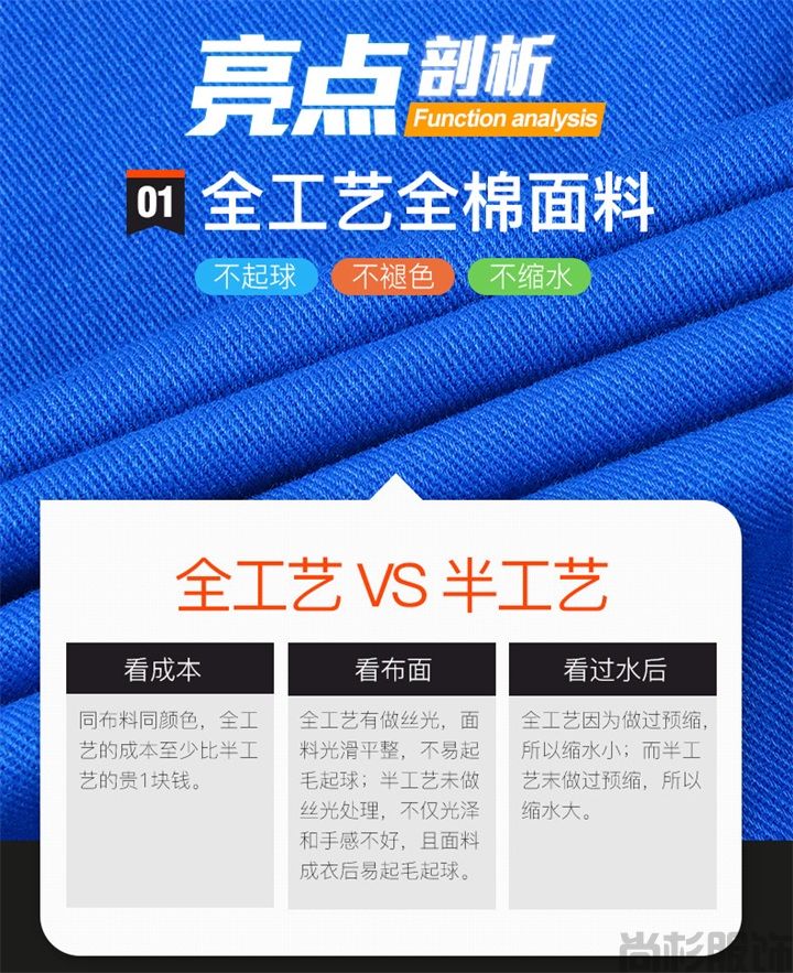 純棉耐磨長(zhǎng)袖工作服CM002(圖3) 純棉耐磨長(zhǎng)袖工作服CM002(圖3)