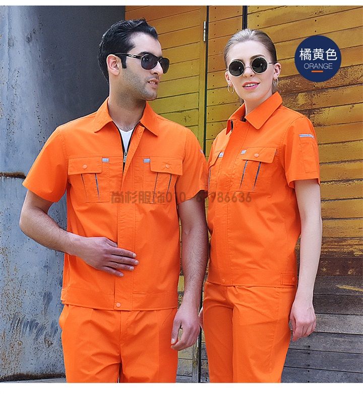 夏季工作服,短袖工作服,薄款工作服SX101(圖11) 夏季工作服,短袖工作服,薄款工作服SX101(圖11)